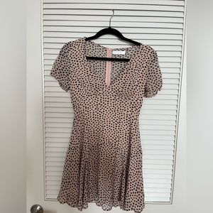 Hello Molly size small cheetah print dress
